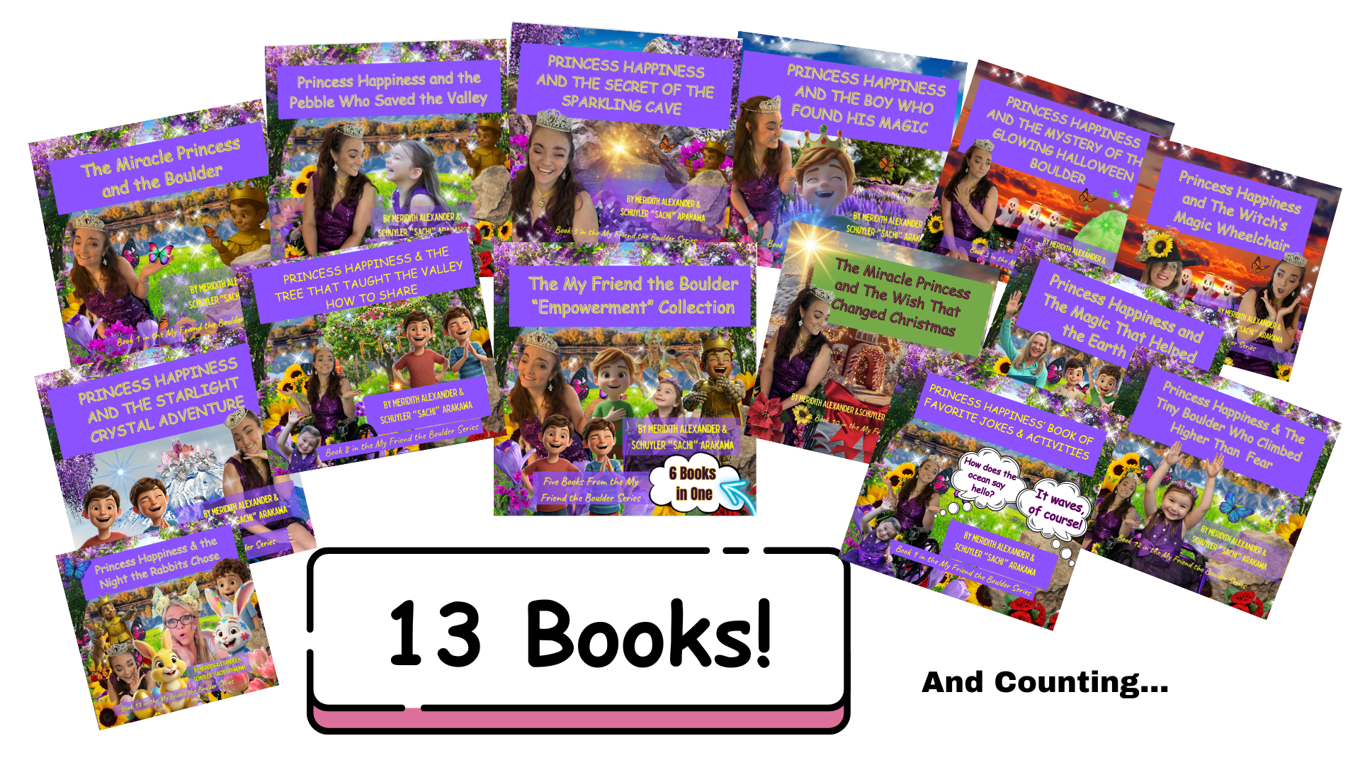 13 Books slide The MY FRIEND THE BOULDER Limitless Impact Project
