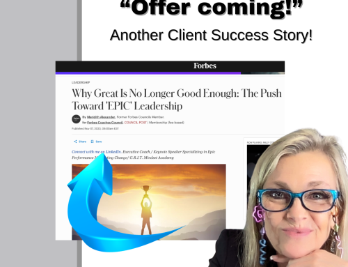 When “Great” is No Longer Good Enough